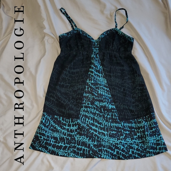 Anthropologie Dresses & Skirts - Silence + Noise (Anthropologie) Women's Black and Green summer dress